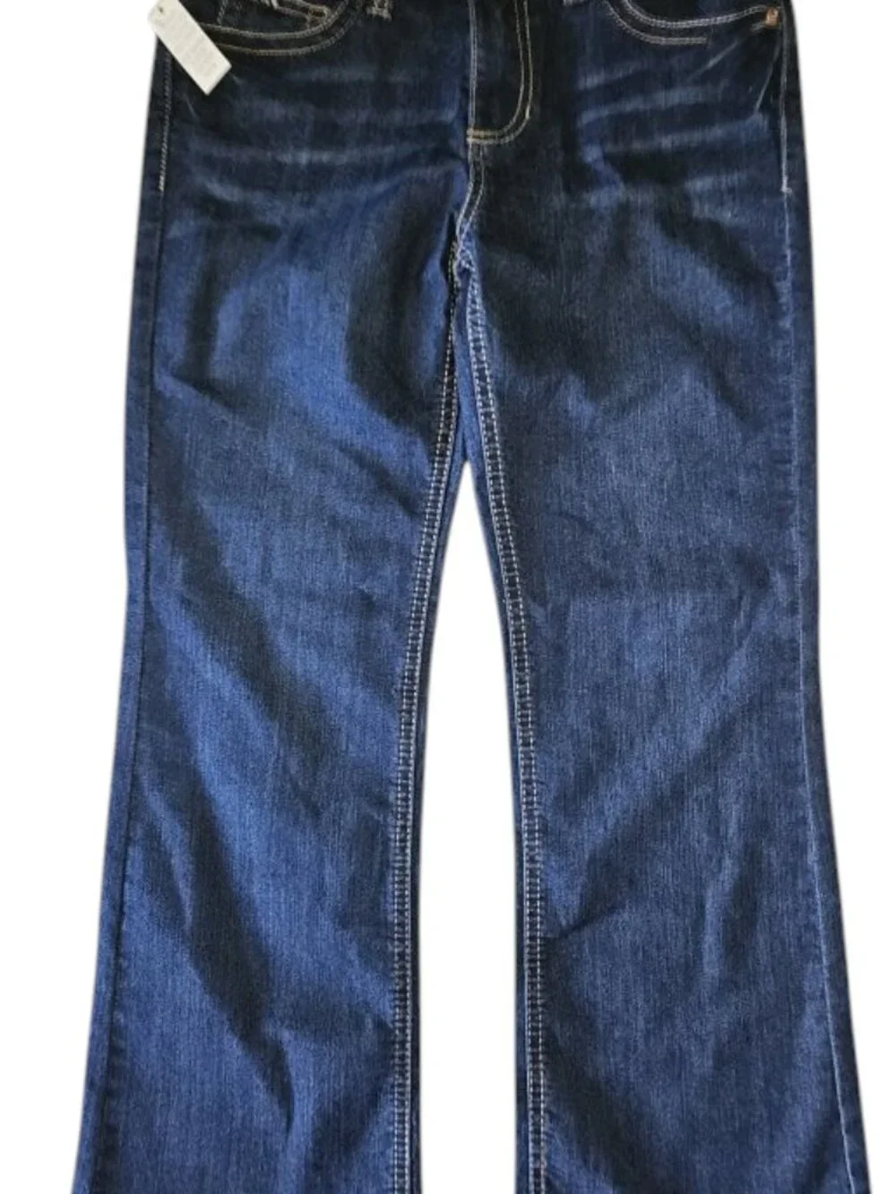 NWT Bootcut Stretch Denim JORDACHE Jeans Girls Plus Size 8.5 Adjustable Waist